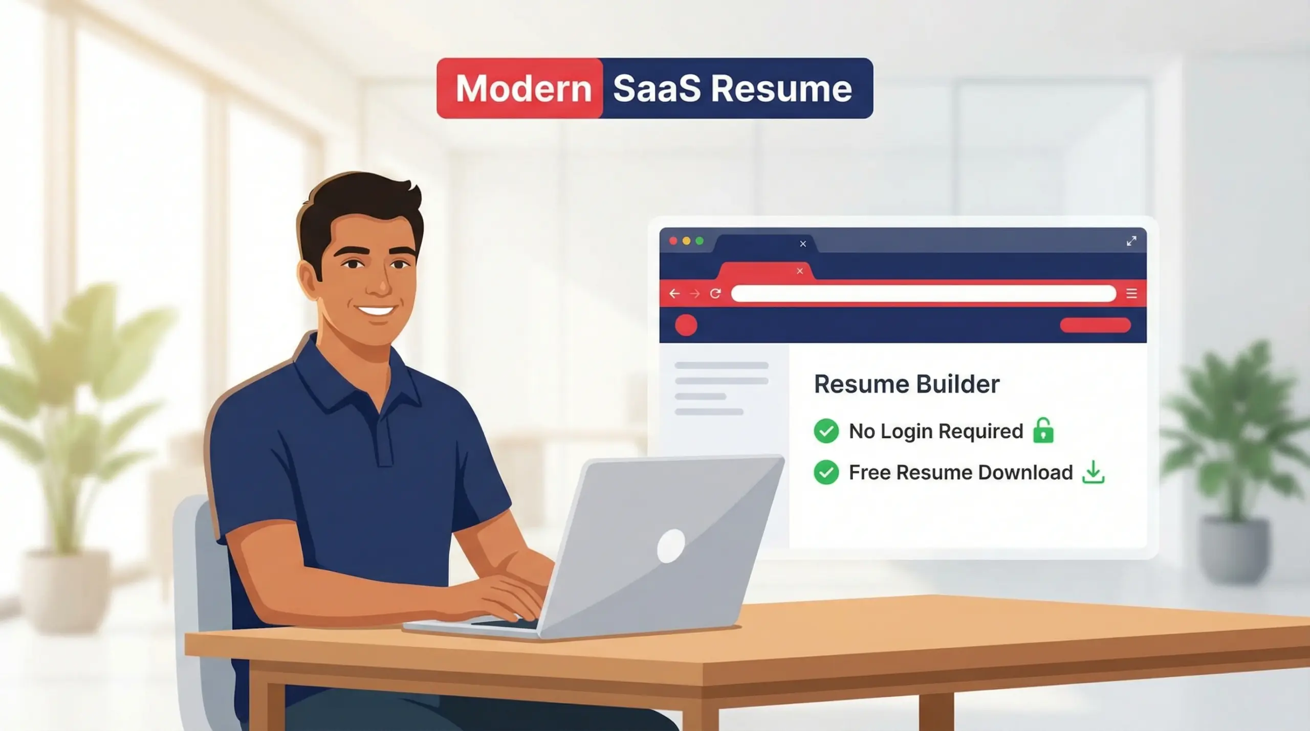 ATS friendly resume format for freshers created using AI resume builder